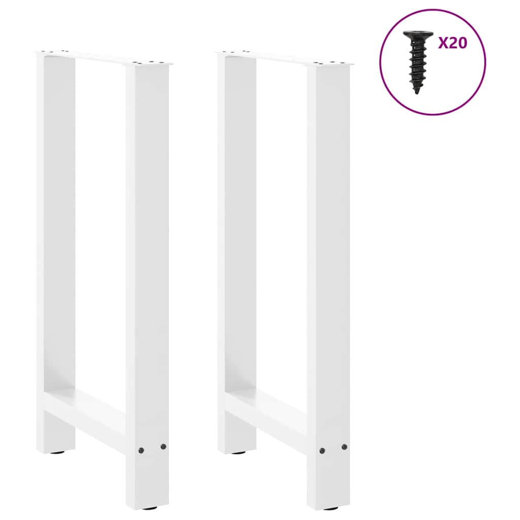 2 db fehér bárasztal láb 40x(90-91) cm acél 3