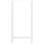 2 db fehér bárasztal láb 40x(90-91) cm acél 5