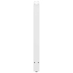 2 db fehér bárasztal láb 40x(90-91) cm acél 6
