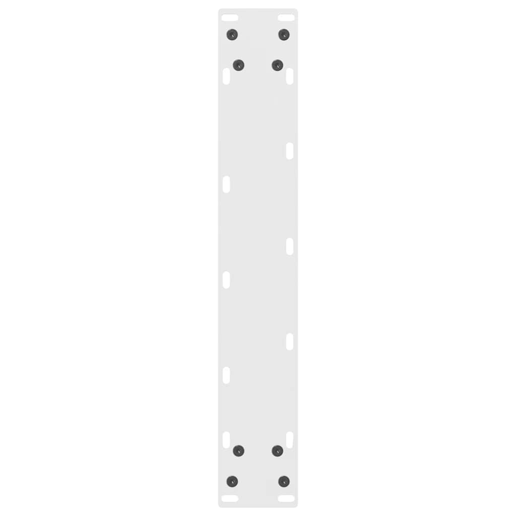 2 db fehér bárasztal láb 40x(90-91) cm acél 7
