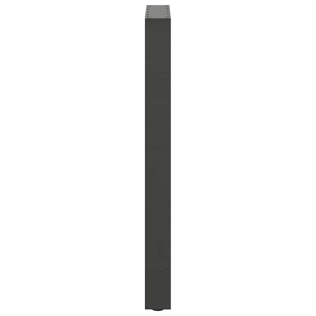 2 db antracitszürke acél bárasztalláb 40x(90-91) cm 6