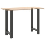 2 db antracitszürke acél bárasztalláb 40x(90-91) cm 8