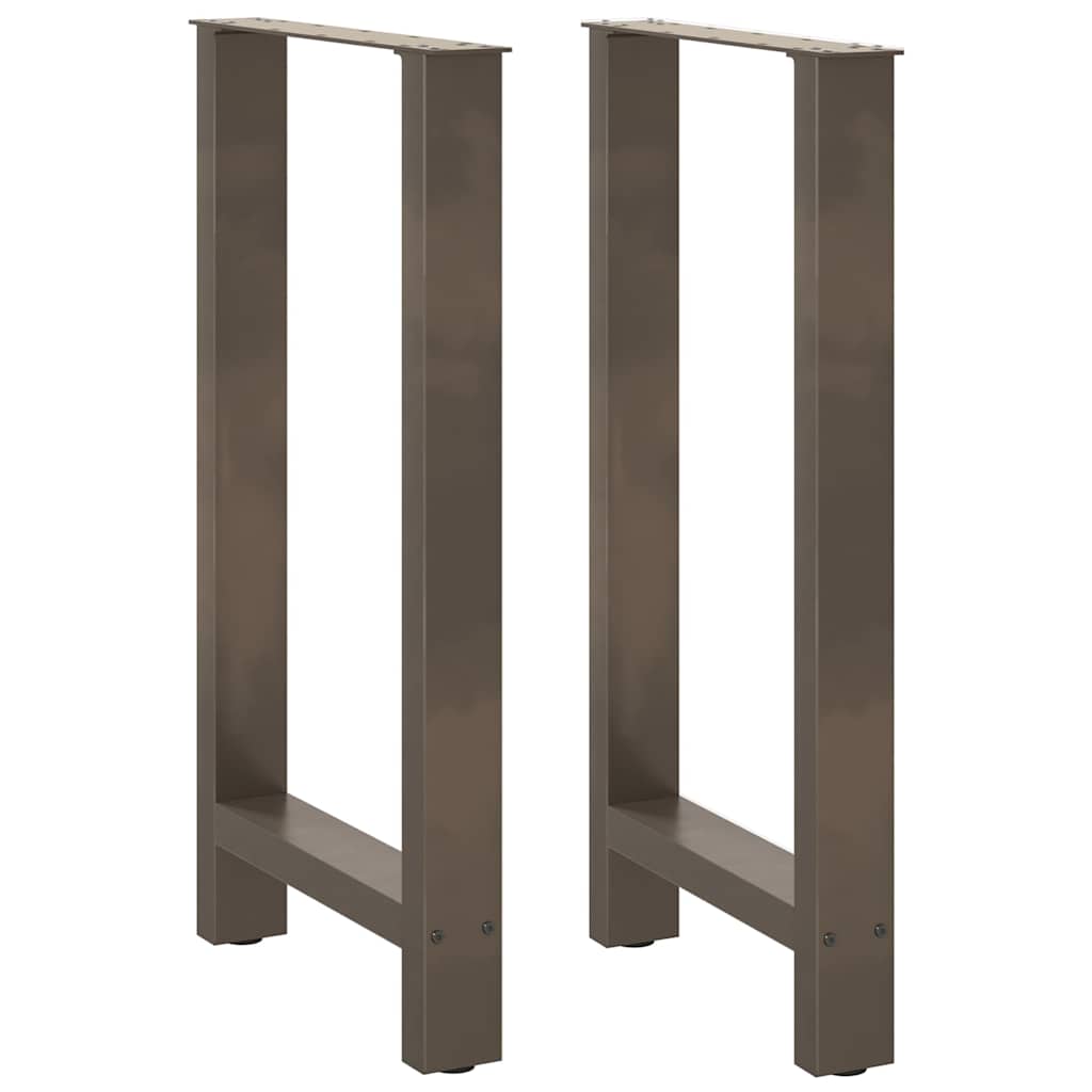 2 db natúr acél bárasztalláb 40x(90-91) cm