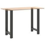 2 db antracitszürke acél bárasztalláb 50x(90-91) cm 9