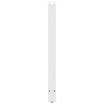 2 db fehér bárasztal láb 40 x (100-101) cm acél 6