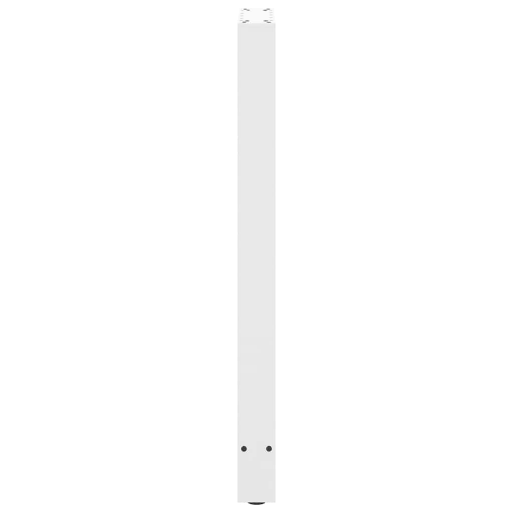 2 db fehér bárasztal láb 40 x (100-101) cm acél 6