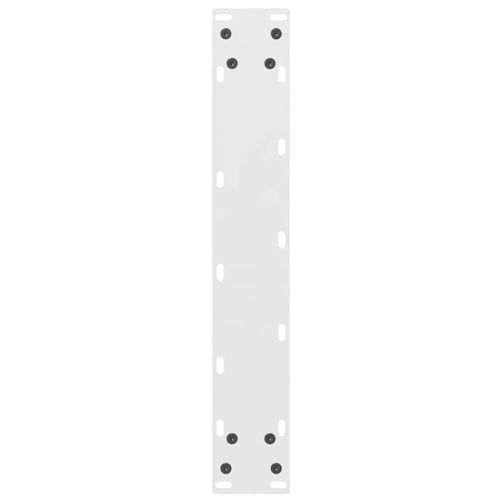 2 db fehér bárasztal láb 40 x (100-101) cm acél 7