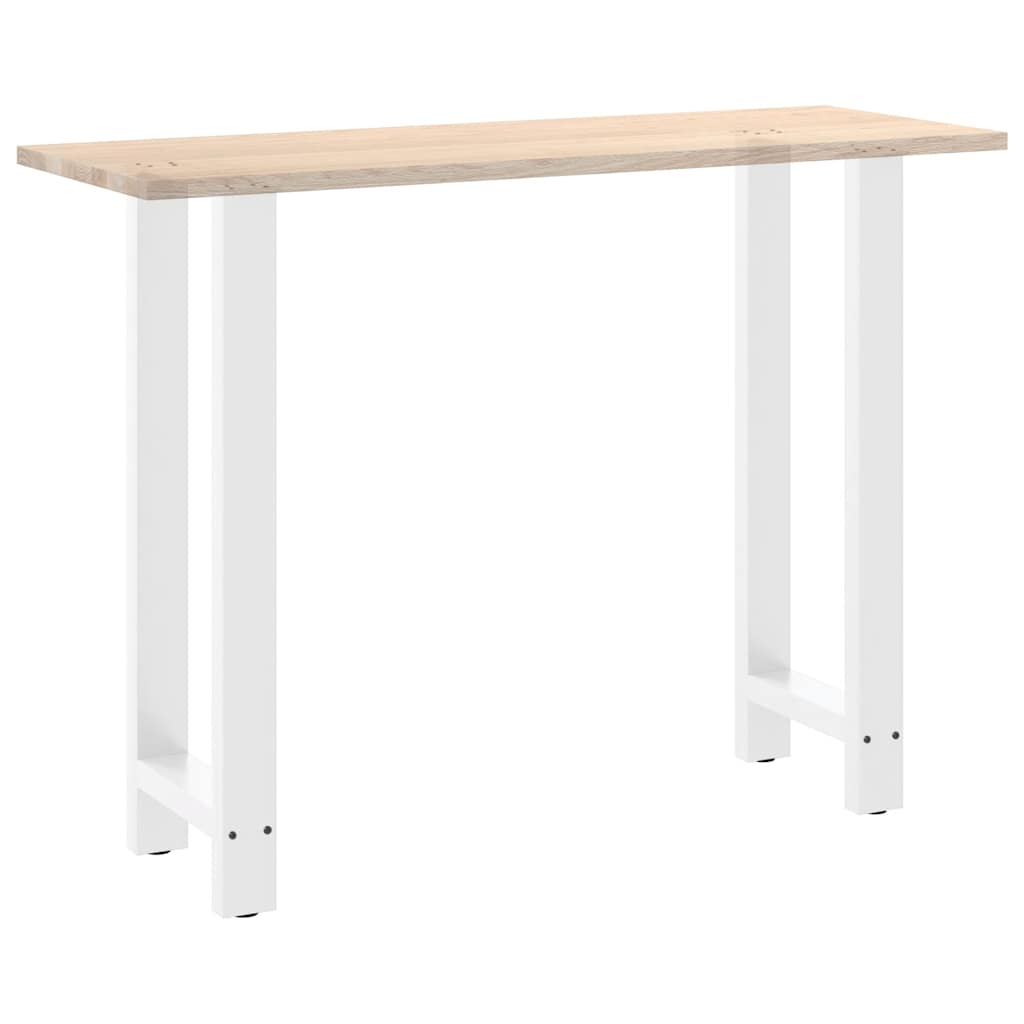 2 db fehér bárasztal láb 40 x (100-101) cm acél 9