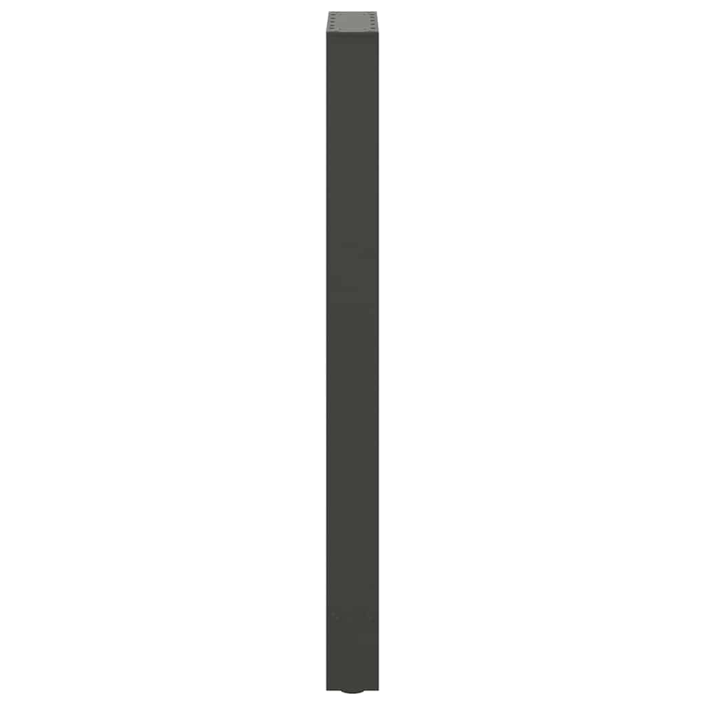 2 db antracitszürke acél bárasztalláb 50x(100-101) cm 6