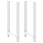 2 db fehér bárasztal láb 60 x (100-101) cm acél