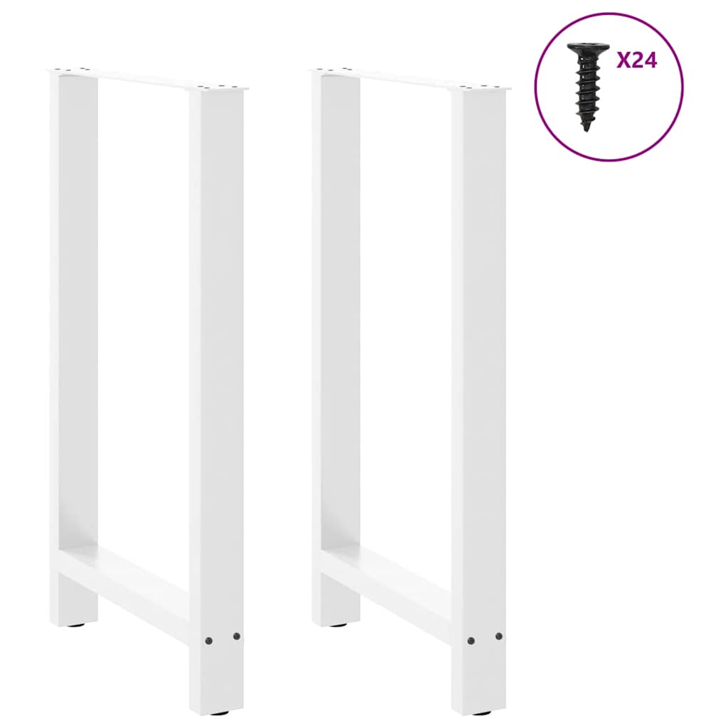 2 db fehér bárasztal láb 60 x (100-101) cm acél 3