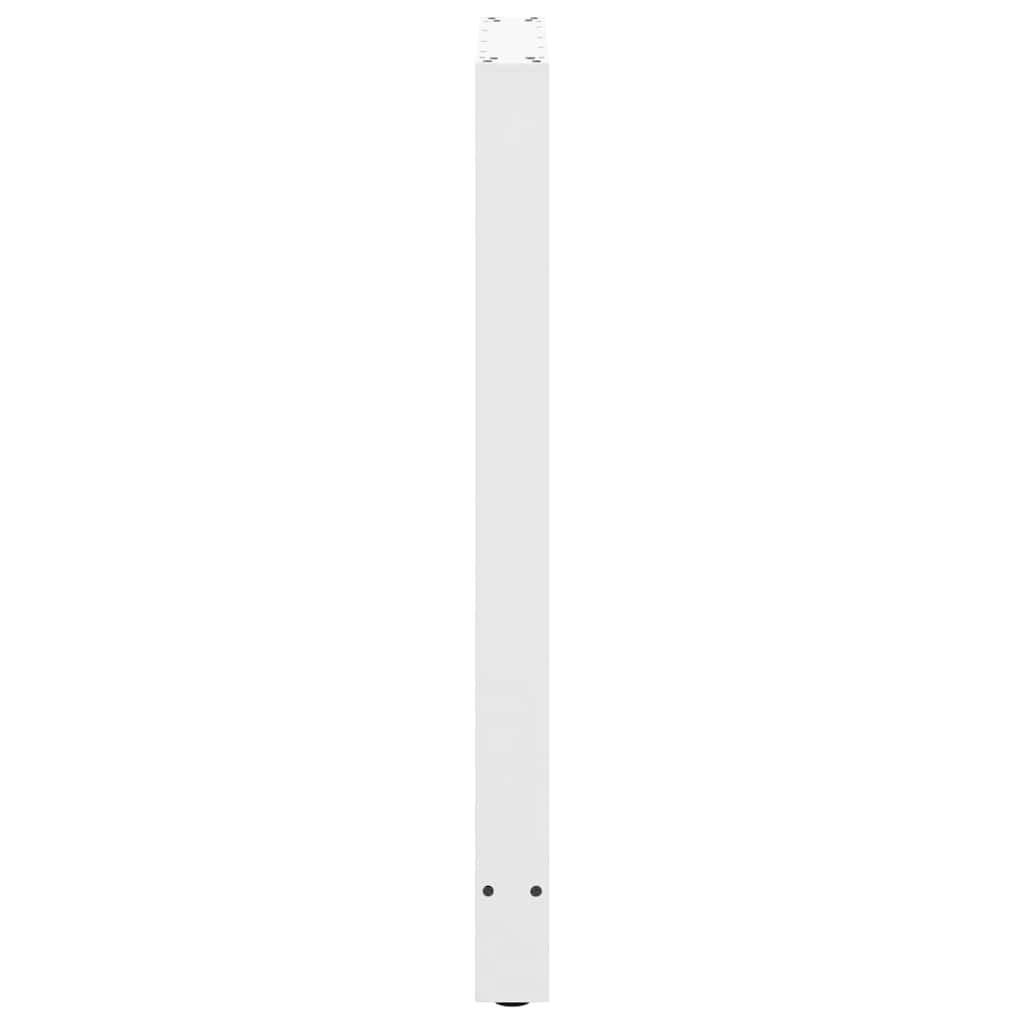 2 db fehér bárasztal láb 60 x (100-101) cm acél 6