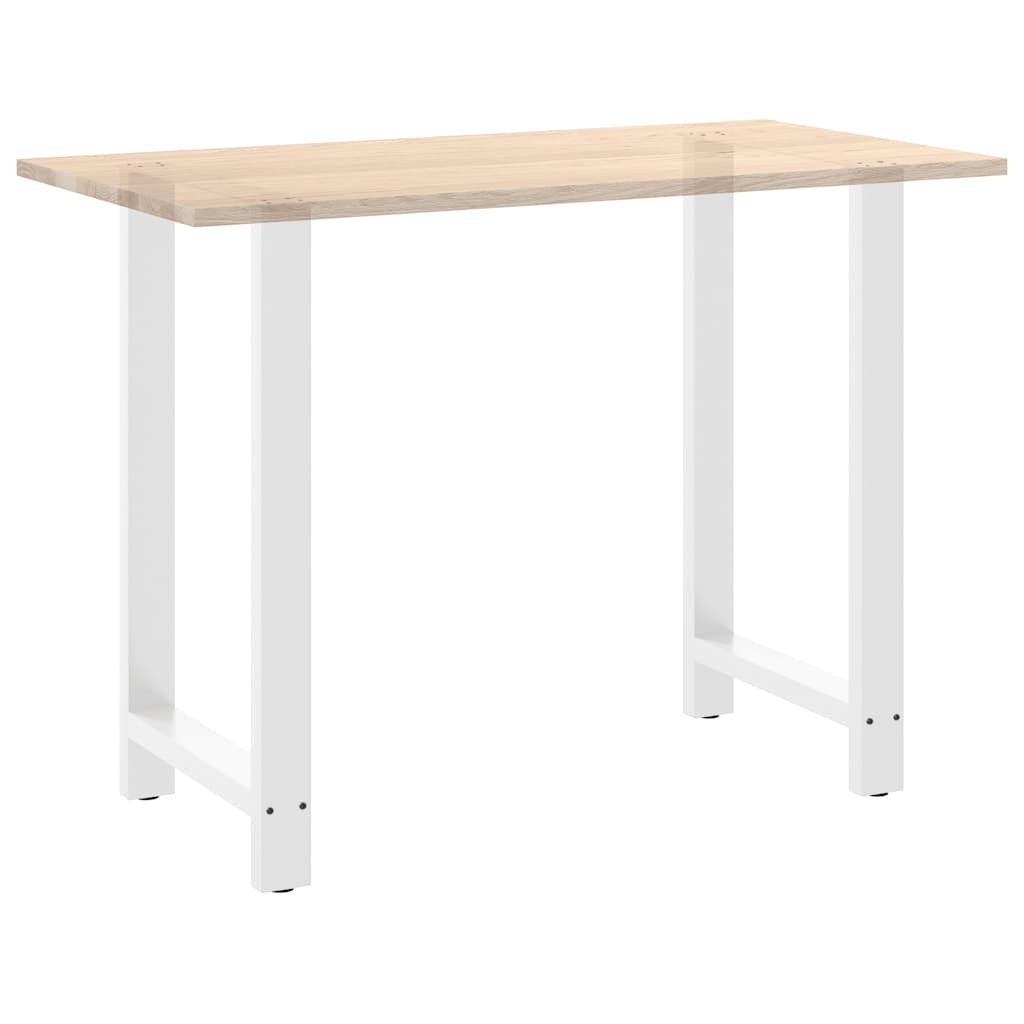 2 db fehér bárasztal láb 60 x (100-101) cm acél 8