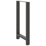 2 db antracitszürke acél bárasztalláb 60x(100-101) cm 4