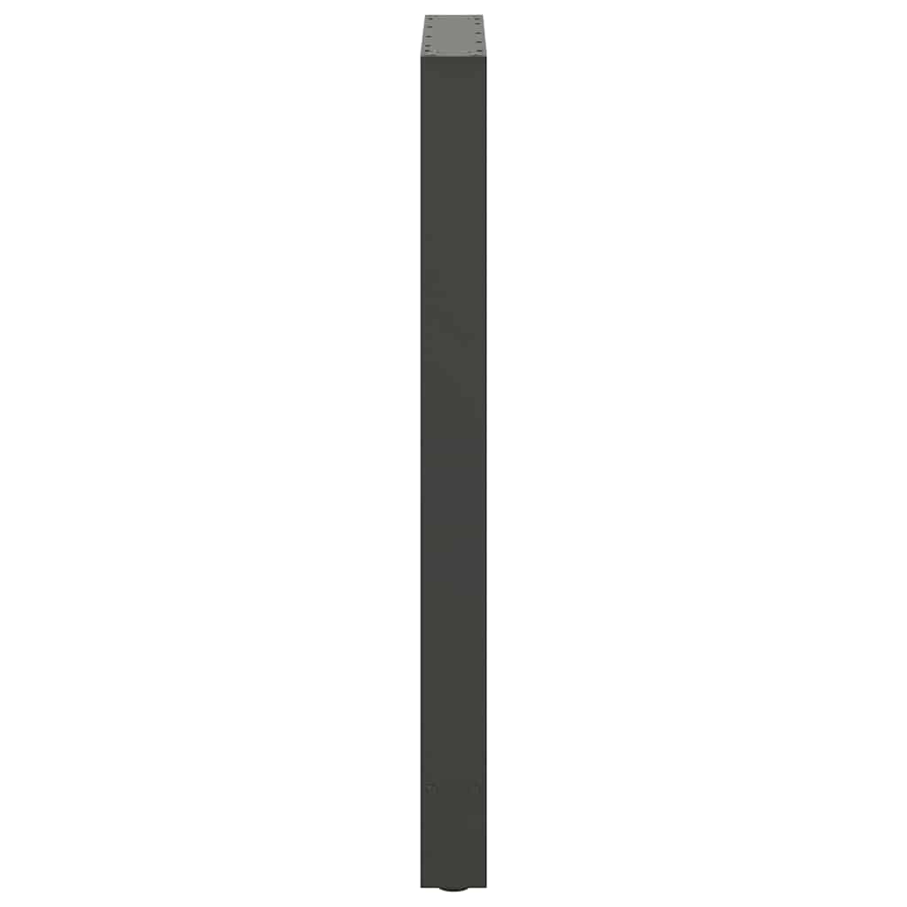 2 db antracitszürke acél bárasztalláb 60x(100-101) cm 6