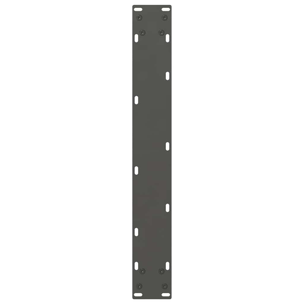 2 db antracitszürke acél bárasztalláb 60x(100-101) cm 7