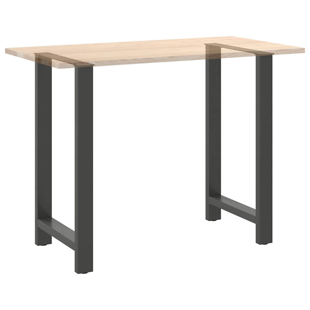 2 db antracitszürke acél bárasztalláb 60x(100-101) cm 8