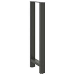 2 db antracitszürke acél bárasztalláb 50x(110-111) cm 4