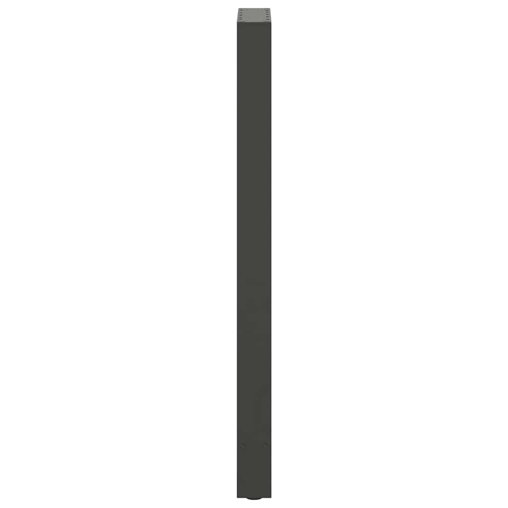 2 db antracitszürke acél bárasztalláb 50x(110-111) cm 6
