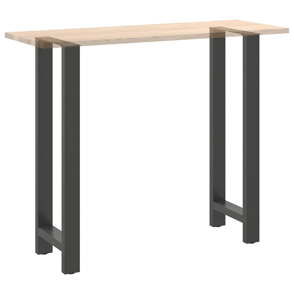 2 db antracitszürke acél bárasztalláb 50x(110-111) cm 8