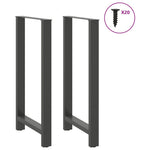 2 db antracitszürke acél bárasztalláb 60x(110-111) cm 3