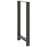 2 db antracitszürke acél bárasztalláb 60x(110-111) cm 4