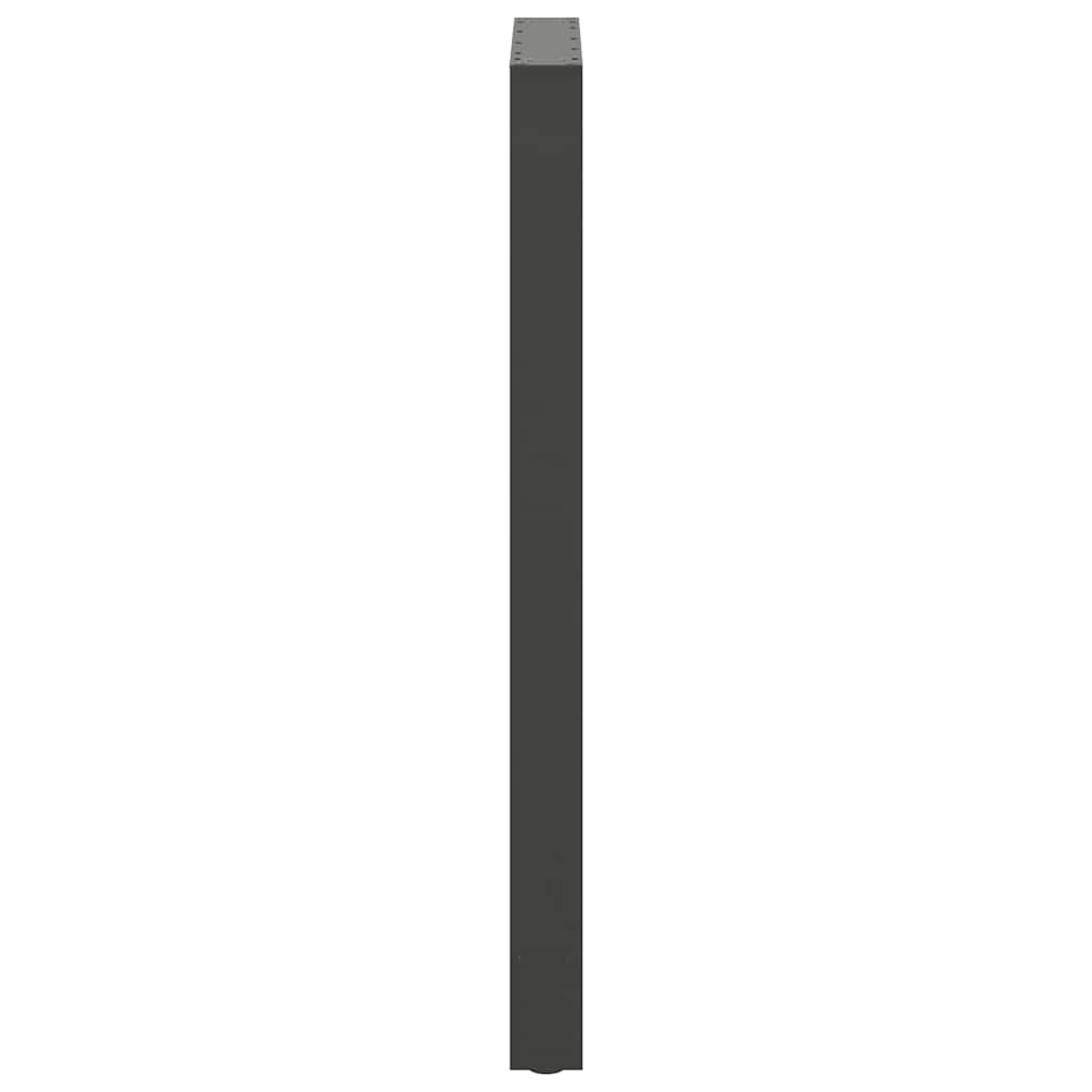 2 db antracitszürke acél bárasztalláb 60x(110-111) cm 6