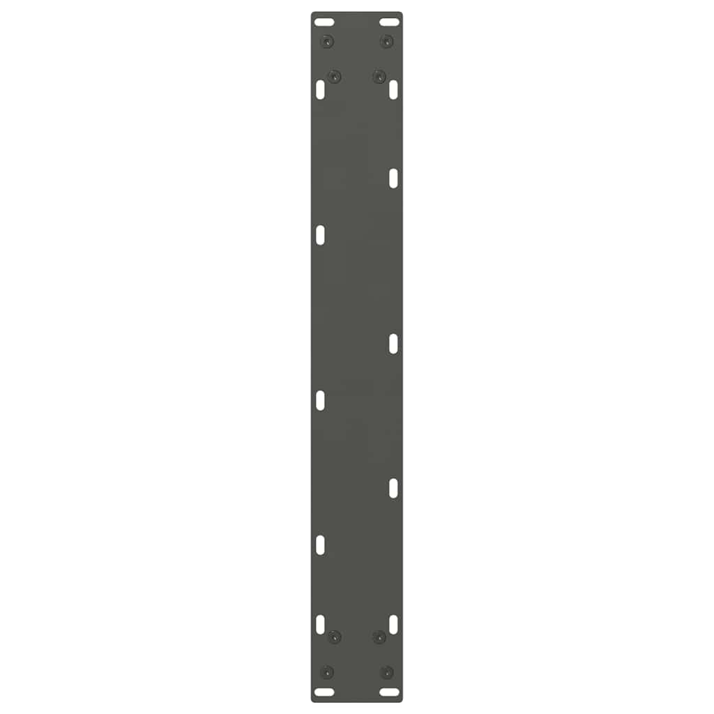 2 db antracitszürke acél bárasztalláb 60x(110-111) cm 7
