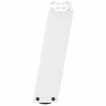 2 db U alakú fehér dohányzóasztal láb 30x(30-31) cm acél 6