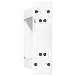 2 db U alakú fehér dohányzóasztal láb 30x(30-31) cm acél 7