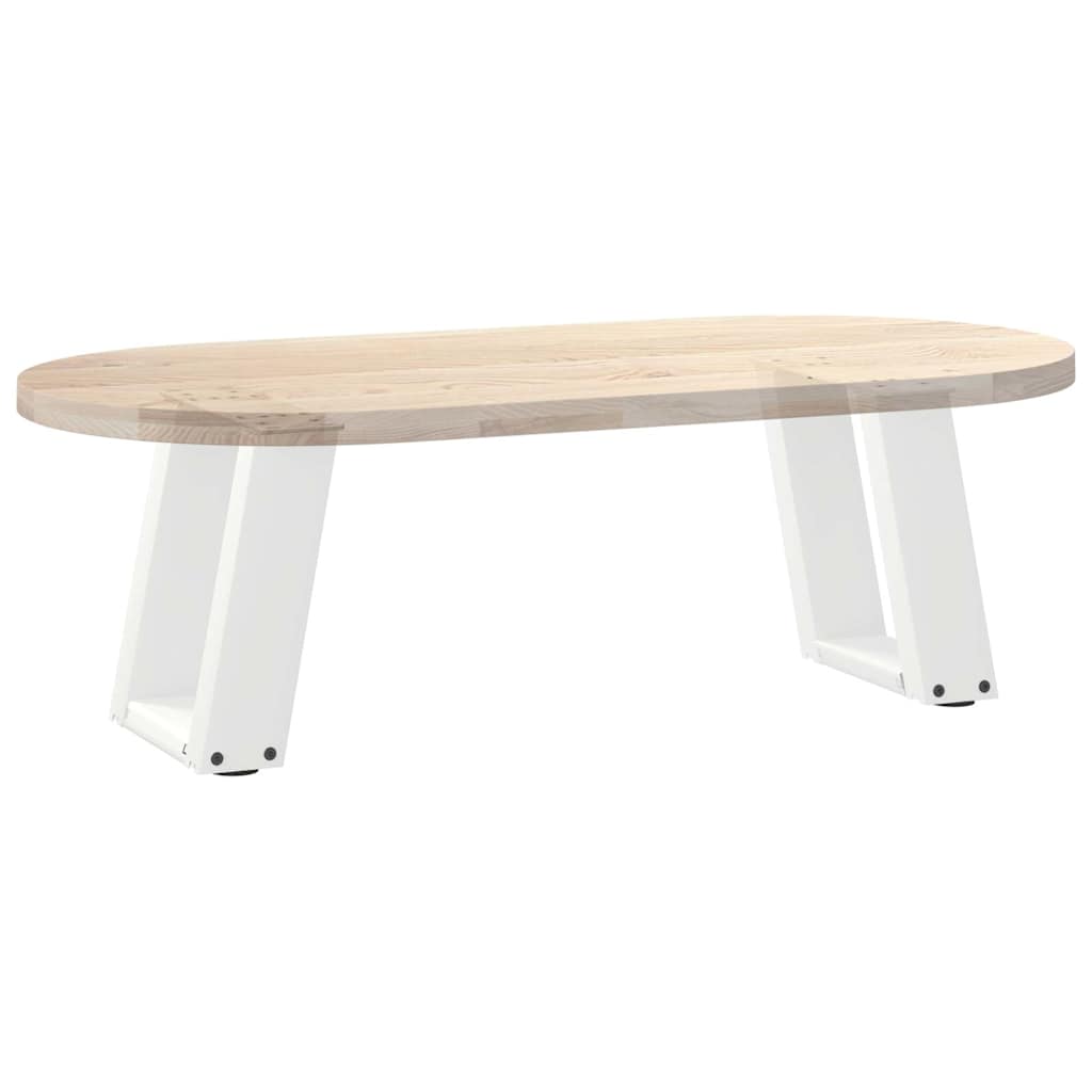 2 db U alakú fehér dohányzóasztal láb 30x(30-31) cm acél 8