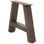 2 db A-alakú acél dohányzóasztal láb 30x(30-31) cm 4