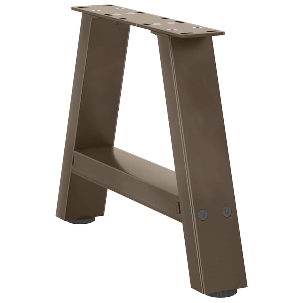 2 db A-alakú acél dohányzóasztal láb 30x(30-31) cm 4