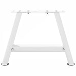 2 db A-alakú fehér dohányzóasztal láb 40 x (30-31) cm acél 5