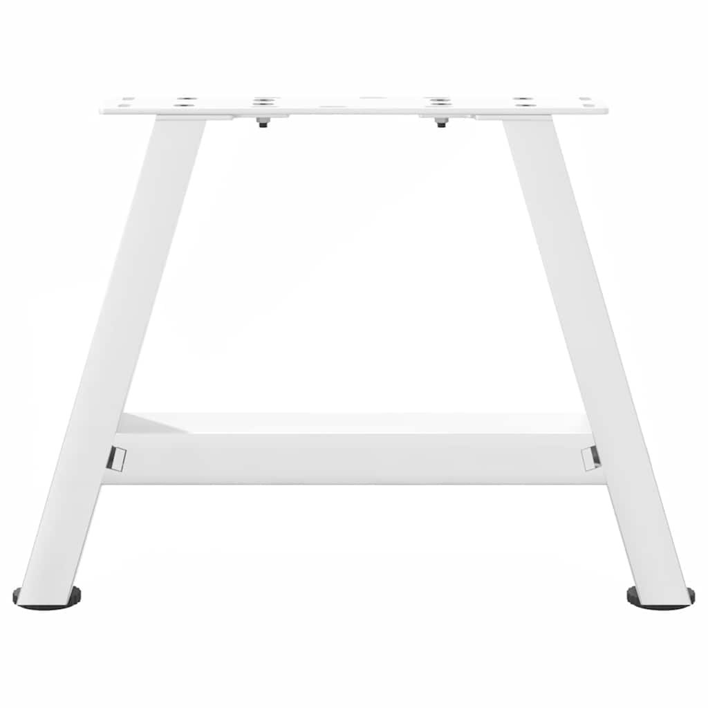 2 db A-alakú fehér dohányzóasztal láb 40 x (30-31) cm acél 5