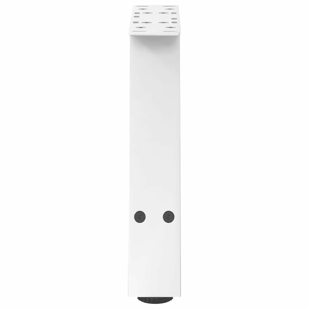 2 db A-alakú fehér dohányzóasztal láb 40 x (30-31) cm acél 6
