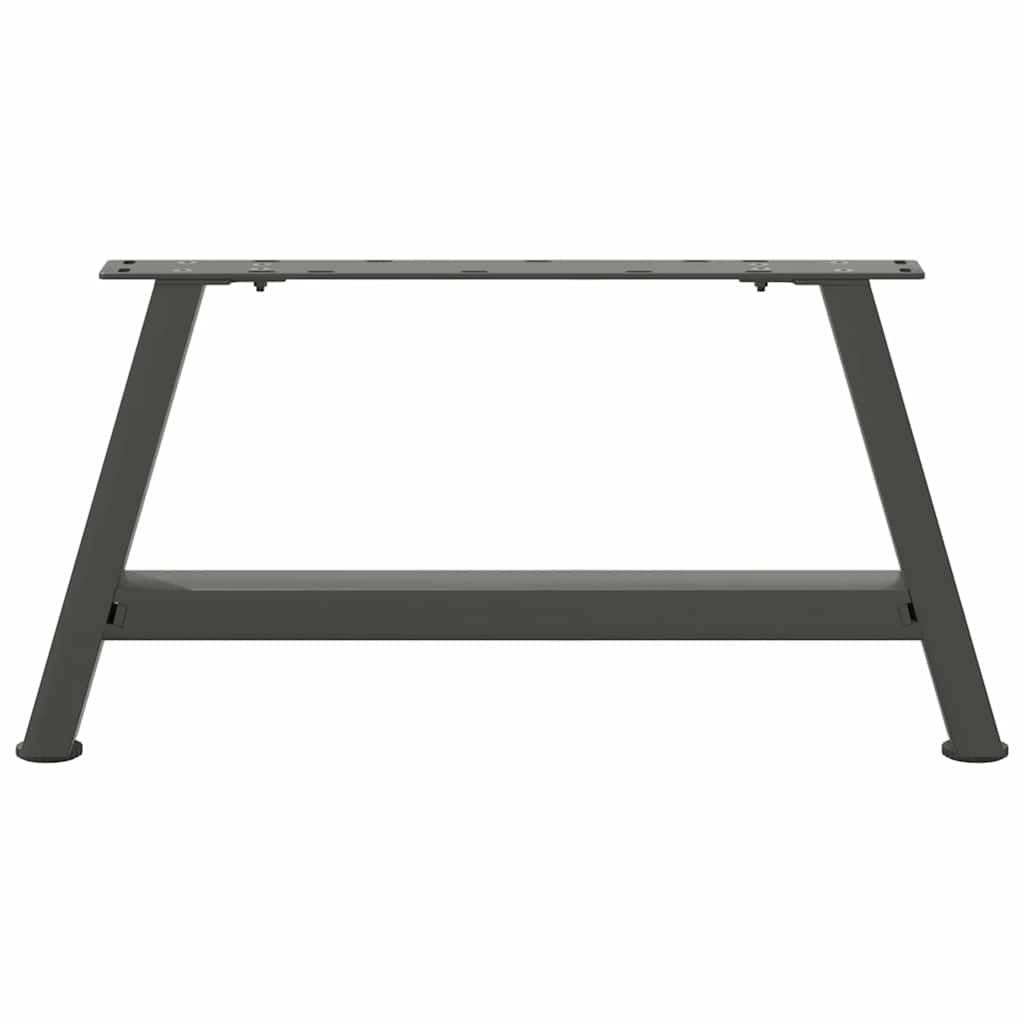 2 db antracitszürke A-alakú acél dohányzóasztal láb 70x(30-31) cm 5