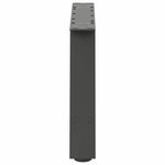 2 db antracitszürke A-alakú acél dohányzóasztal láb 70x(30-31) cm 6