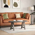 2 db antracitszürke A-alakú acél dohányzóasztal láb 38x(42-43) cm 2