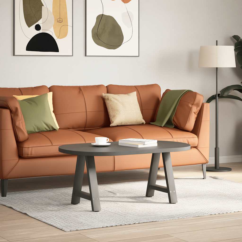 2 db antracitszürke A-alakú acél dohányzóasztal láb 38x(42-43) cm 2