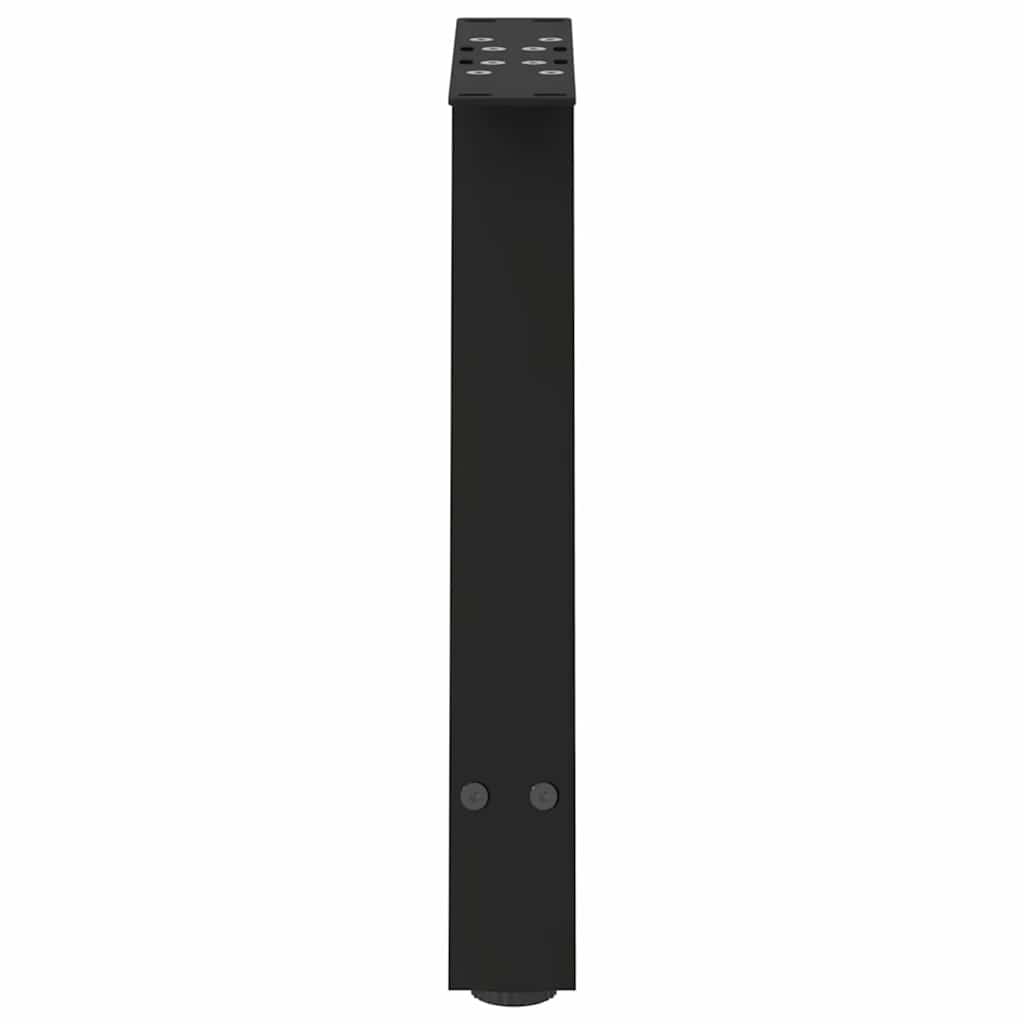 2 db fekete, A-alakú acél dohányzóasztal láb 50 x (42-43) cm 6