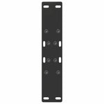 2 db fekete, A-alakú acél dohányzóasztal láb 50 x (42-43) cm 7