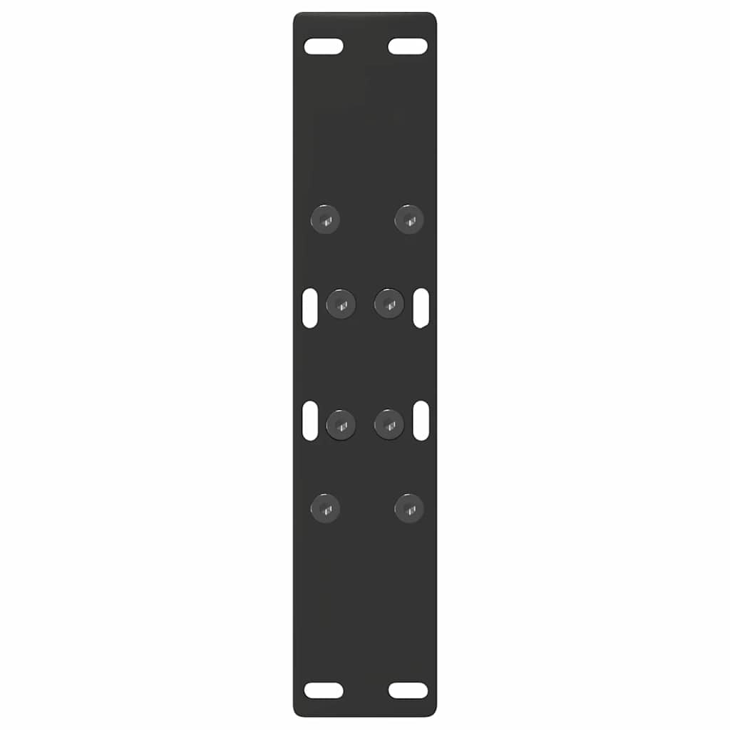2 db fekete, A-alakú acél dohányzóasztal láb 50 x (42-43) cm 7