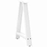 2 db fehér A-alakú étkezőasztal láb 50 x (72-73) cm acél étkezőasztal láb 4