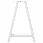 2 db fehér A-alakú étkezőasztal láb 50 x (72-73) cm acél étkezőasztal láb 5