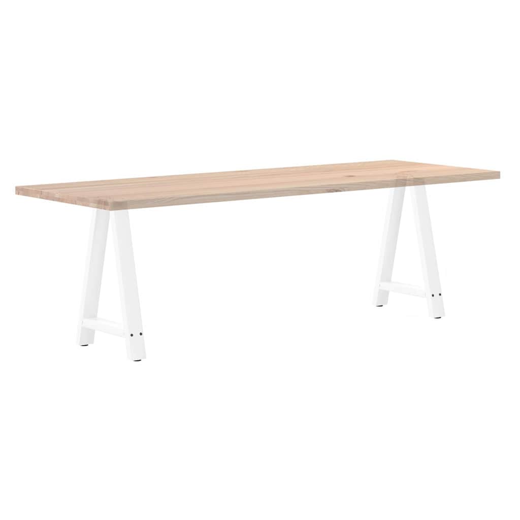 2 db fehér A-alakú étkezőasztal láb 50 x (72-73) cm acél étkezőasztal láb 8