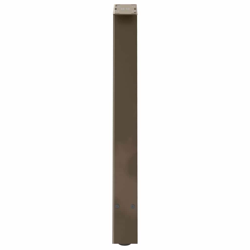 2 db A-alakú étkezőasztal láb 50x(72-73) cm acél 6