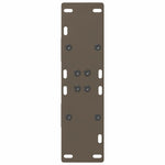 2 db A-alakú étkezőasztal láb 60x(72-73) cm acél 7