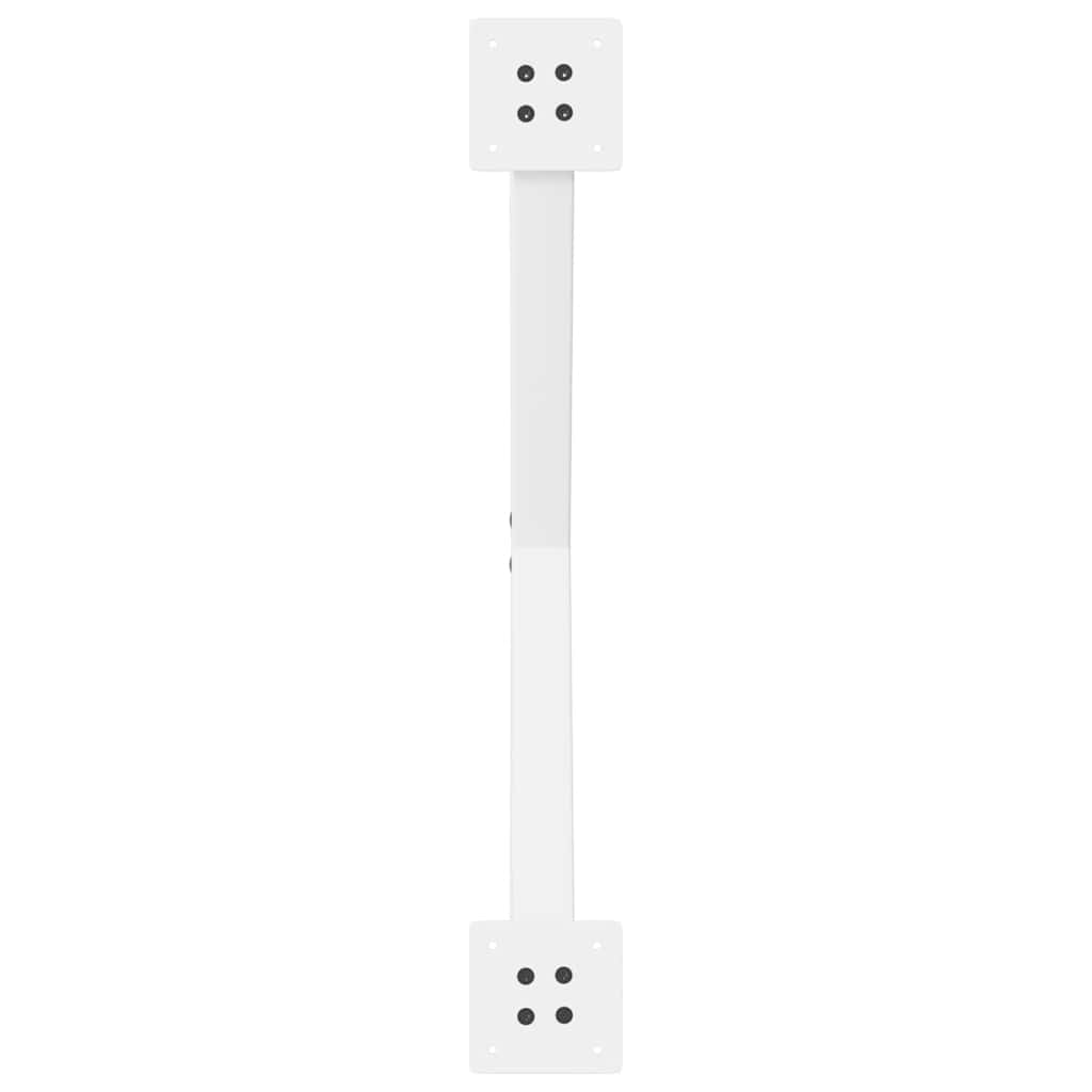 2 db fehér, X alakú dohányzóasztal láb 70 x (30-31) cm acél 7