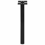 2 db fekete, X alakú acél dohányzóasztal láb 28 x (42-43) cm 6